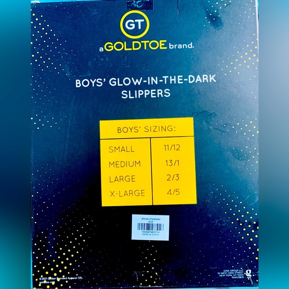 Boys Bed Slippers - Picture 2 of 2